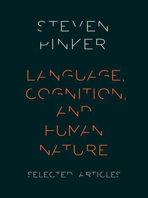cover image of Language, Cognition, and Human Nature